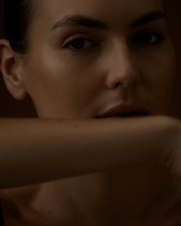 Close-up of a person with a blurred background